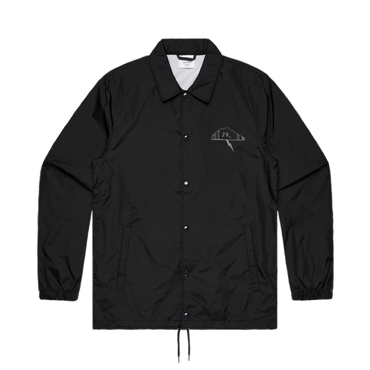 Sing The Greys Lightning Bolt Coach Jacket Black
