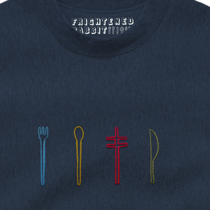 Embroidered Navy Sweatshirt